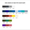 tank top color chart - Rocko's Modern Life Store