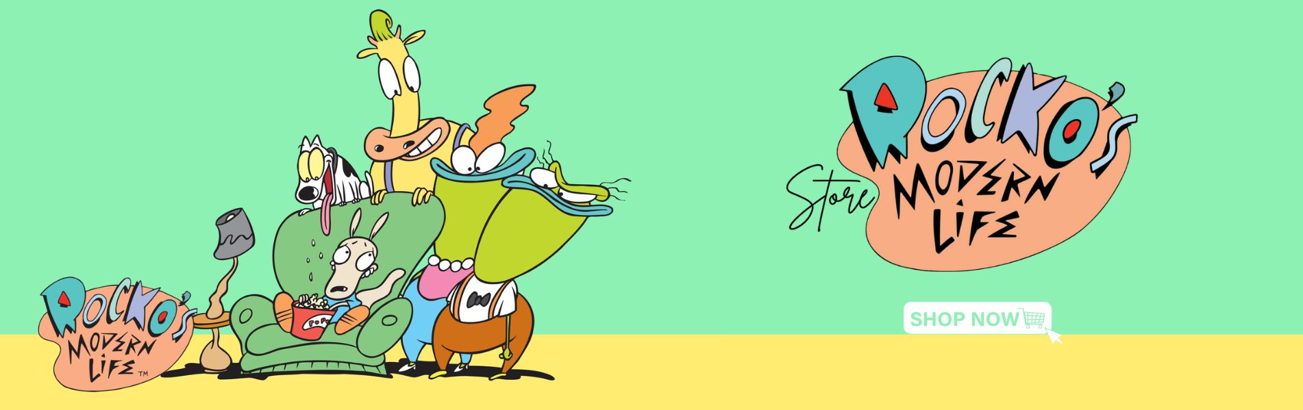 Rocko’s Modern Life Store Banner