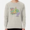 ssrcolightweight sweatshirtmensoatmeal heatherfrontsquare productx1000 bgf8f8f8 17 - Rocko's Modern Life Store