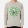 ssrcolightweight sweatshirtmensoatmeal heatherfrontsquare productx1000 bgf8f8f8 28 - Rocko's Modern Life Store